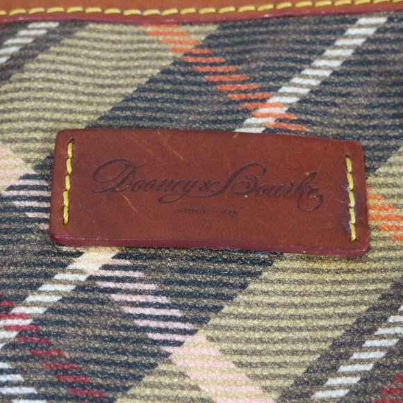 DOONEY & BOURKE Tartan Plaid Shopper Tote Purse VTG - Picture 11 of 16